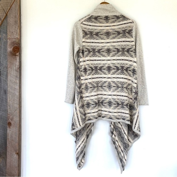 Lucky Brand open cardigan with waterfall front, in 💯 cotton - Picture 5 of 15